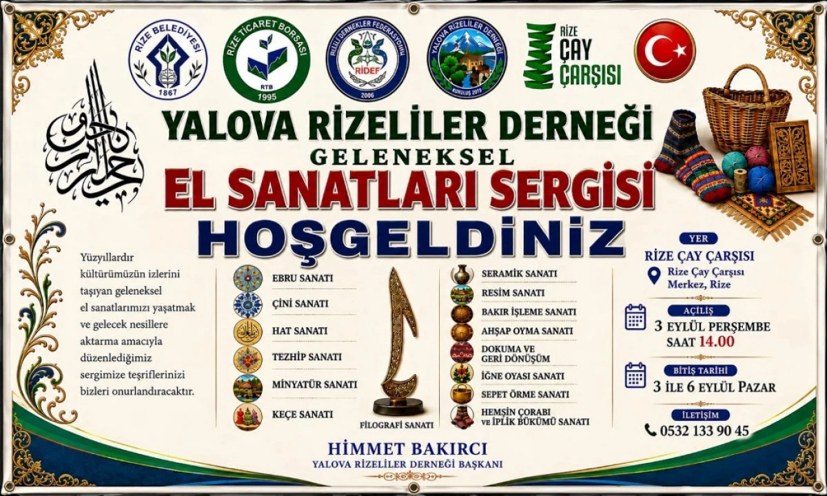 Rize&rsquo;nin Geleneksel El Sanatları G&uuml;n Y&uuml;z&uuml;ne &Ccedil;ıkacak