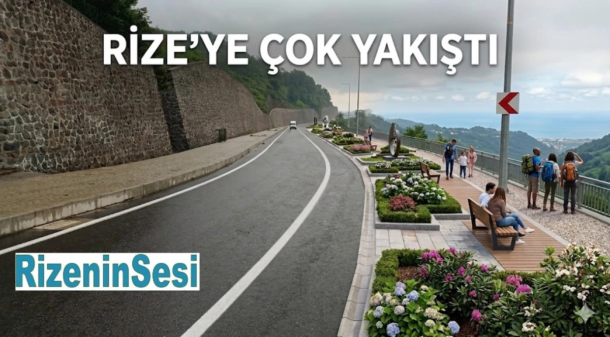 RİZE'NİN YAŞAM ALININA  MODERN YAYA YOLU