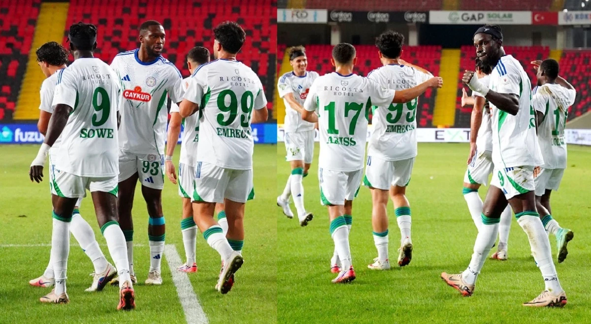 RİZESPOR ANTEP'İ   EZDİ GE&Ccedil;Tİ