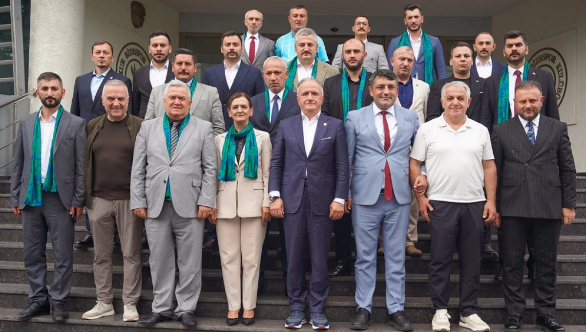 RİZESPOR  MHP' HEYETİNİ TESİSLERDE AĞIRLADI