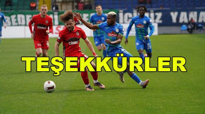 RİZESPOR'DAN  İNANILMAZ GERİ DÖNÜŞ 