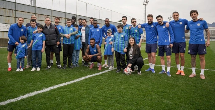 RİZESPOR' ÖZEL  MİSAFİLERİNİ AĞIRLADI