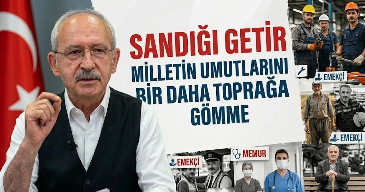 SİYASETTE KİŞİSEL İNTİKAM VE ÇÖKEN UMUTLAR