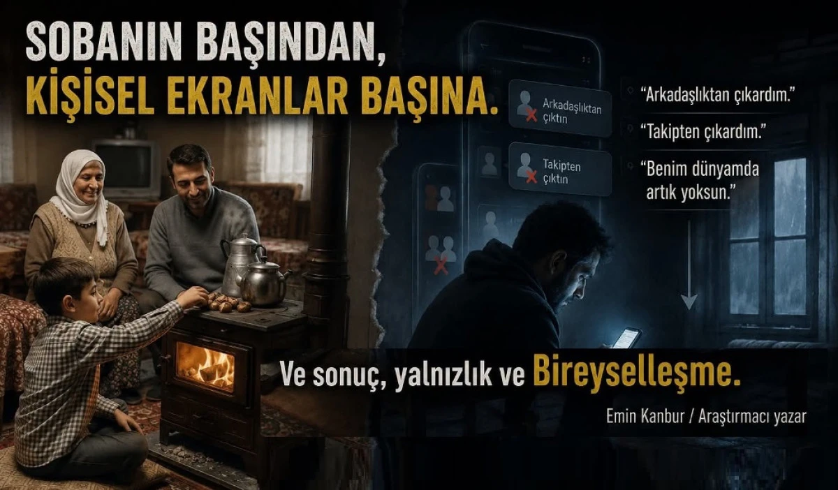 SOBANIN BAŞINDAN,  KİŞİSEL EKRANLAR BAŞINA.