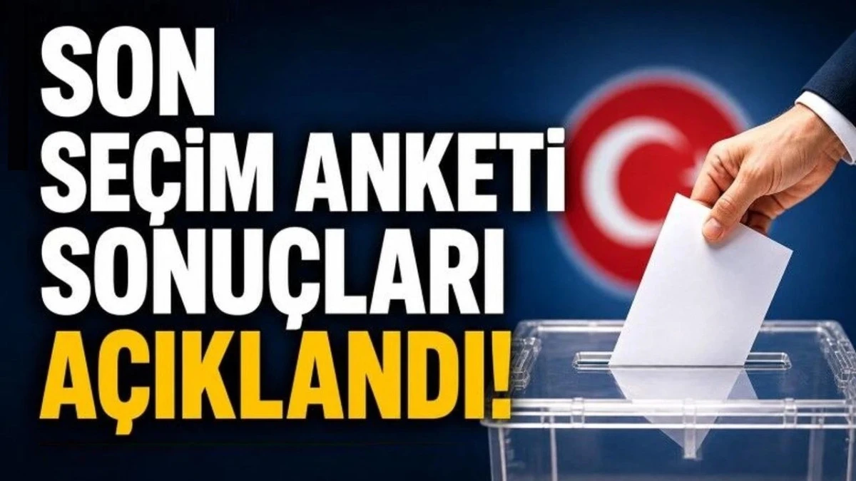 SONAR'IN ANKETİNDE İSMİ OLMAYAN PARTİ 1. ÇIKTI