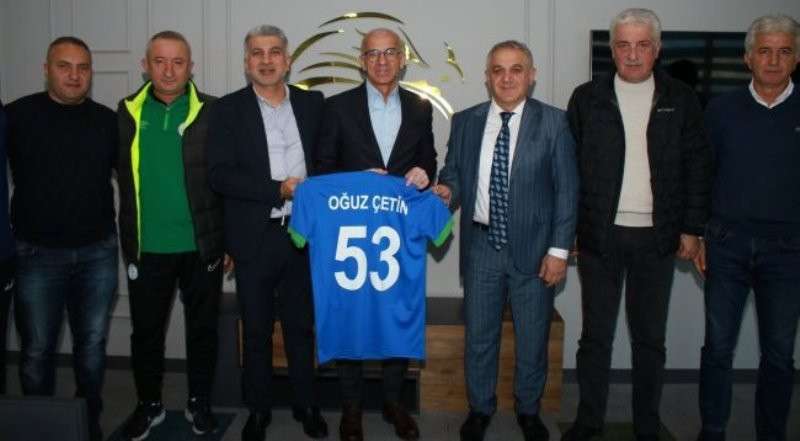 TFF FUTBOL GELİŞİM DİREKTÖRÜ RİZESPOR KULÜBÜNÜ ZİYARET ETTİ