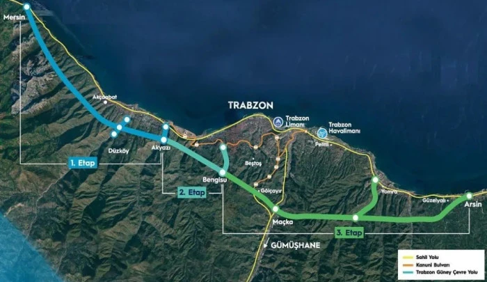 TRABZON &Ccedil;EVRE YOLU İHALEYE &Ccedil;IKTI