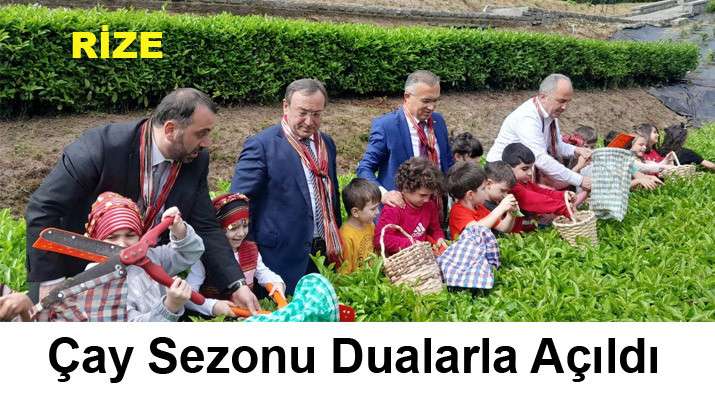 YAŞ ÇAY KAMPANYASI DUALARLA ACILDI