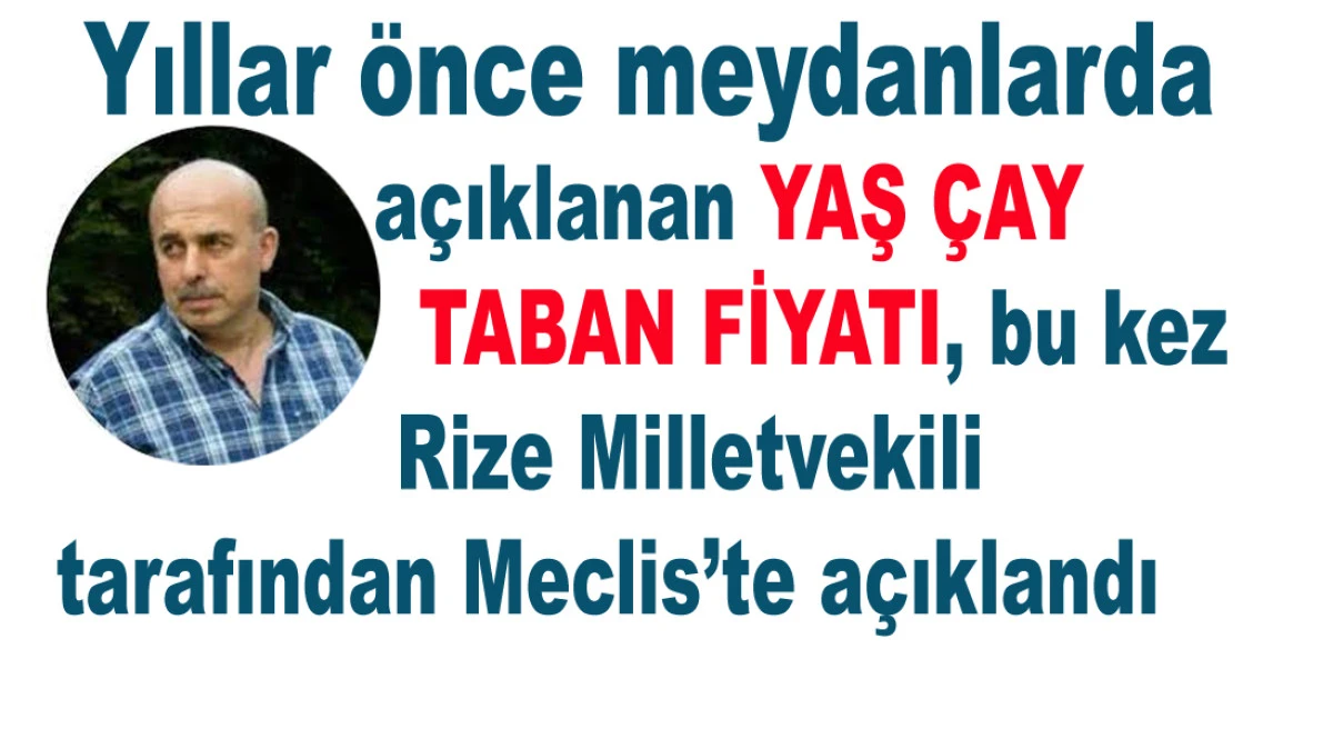 YAŞ ÇAY TABAN FİYATI YETERLİ Mİ?