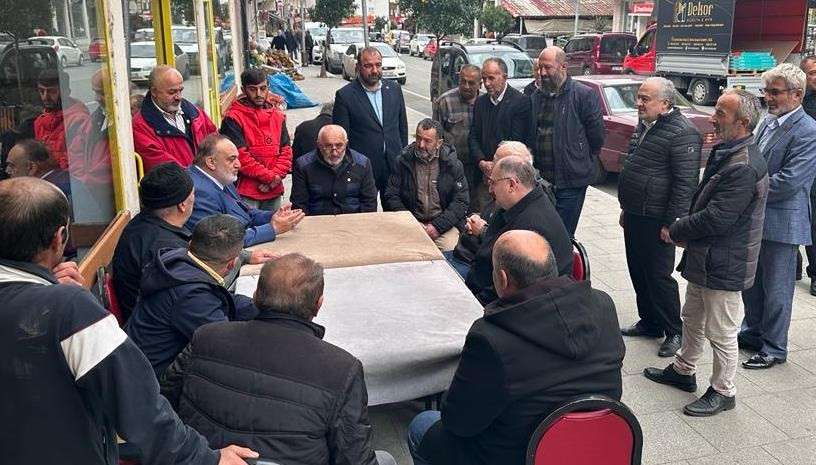 YENİDEN REFAH  RİZE'DE DE  SOKAĞA İNDİ